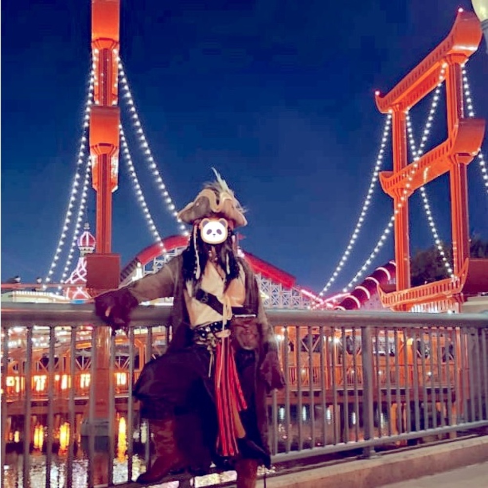 Captain Jack Sparrow Costume- Hand crafted vintage